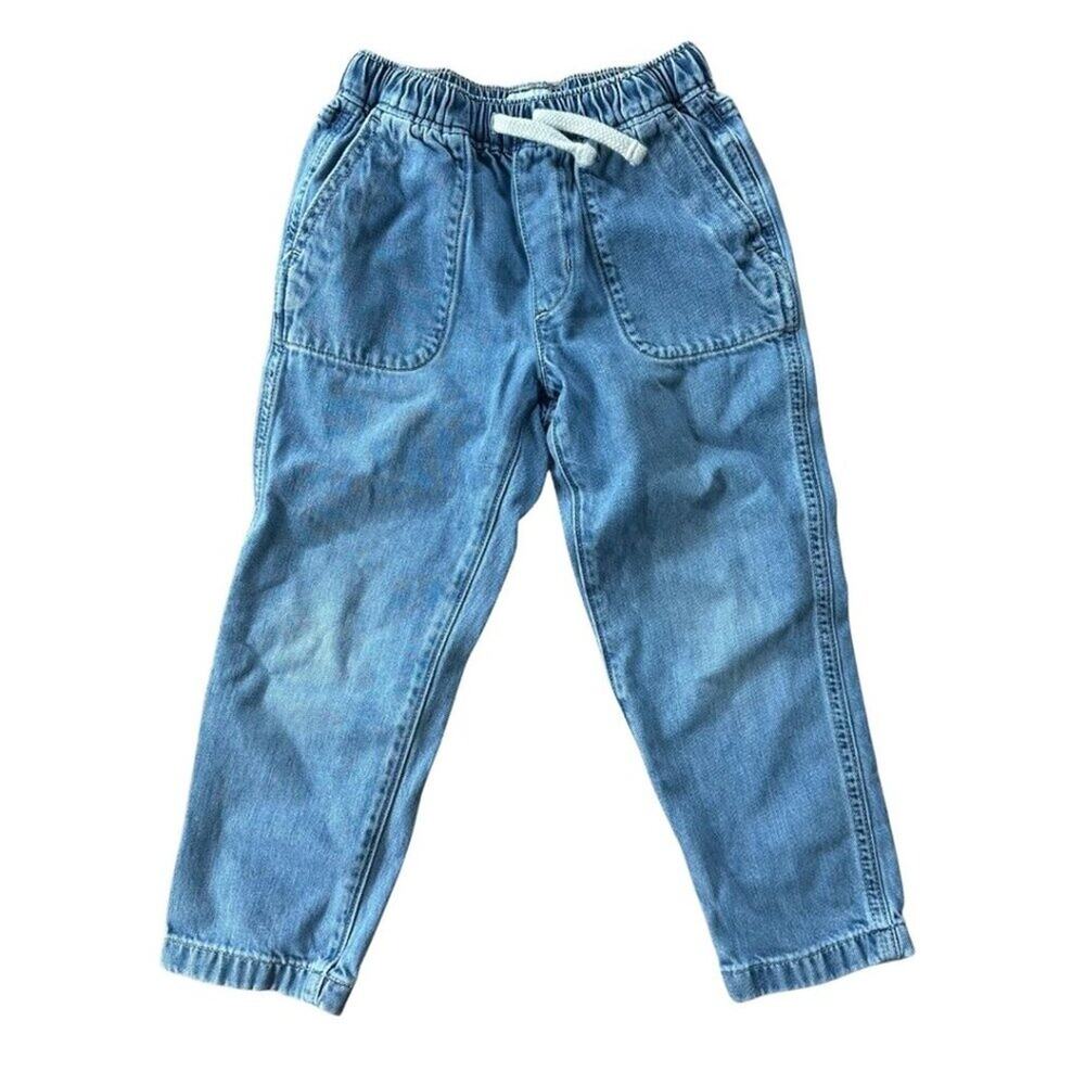 J. Crew Factory Pull Up Jeans with Drawstring Blue 6